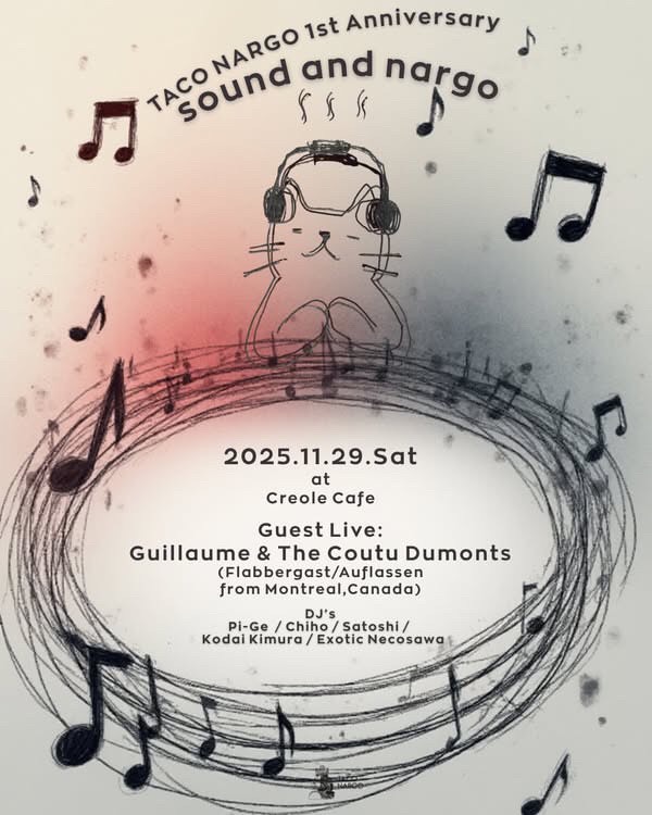 TACO NARGO 1st Anniversary sound and nargo